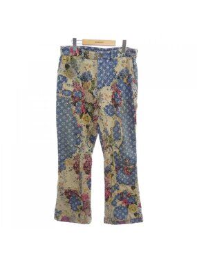 Louis Vuitton Destroyed Carpenter Bell Bottom Denim Jeans